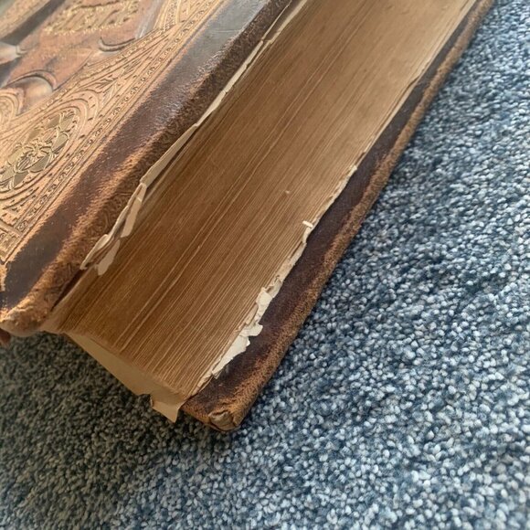 Family Bible Year Printed 1880’s by The National Publishing Co AS IS - Picture 11 of 16